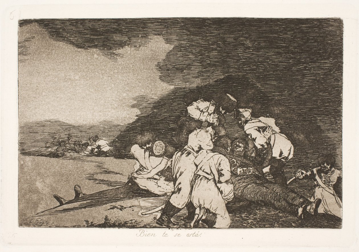 Que seja o melhor (6) de Francisco de Goya
