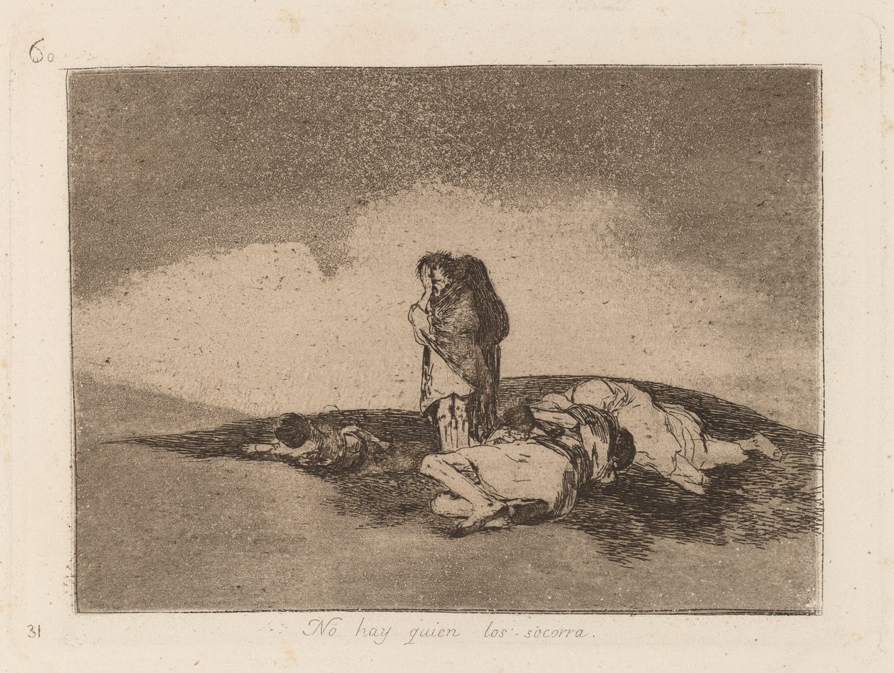 No Hay Quien Los Socorra (Ninguém pode ajudá-los) de Francisco de Goya