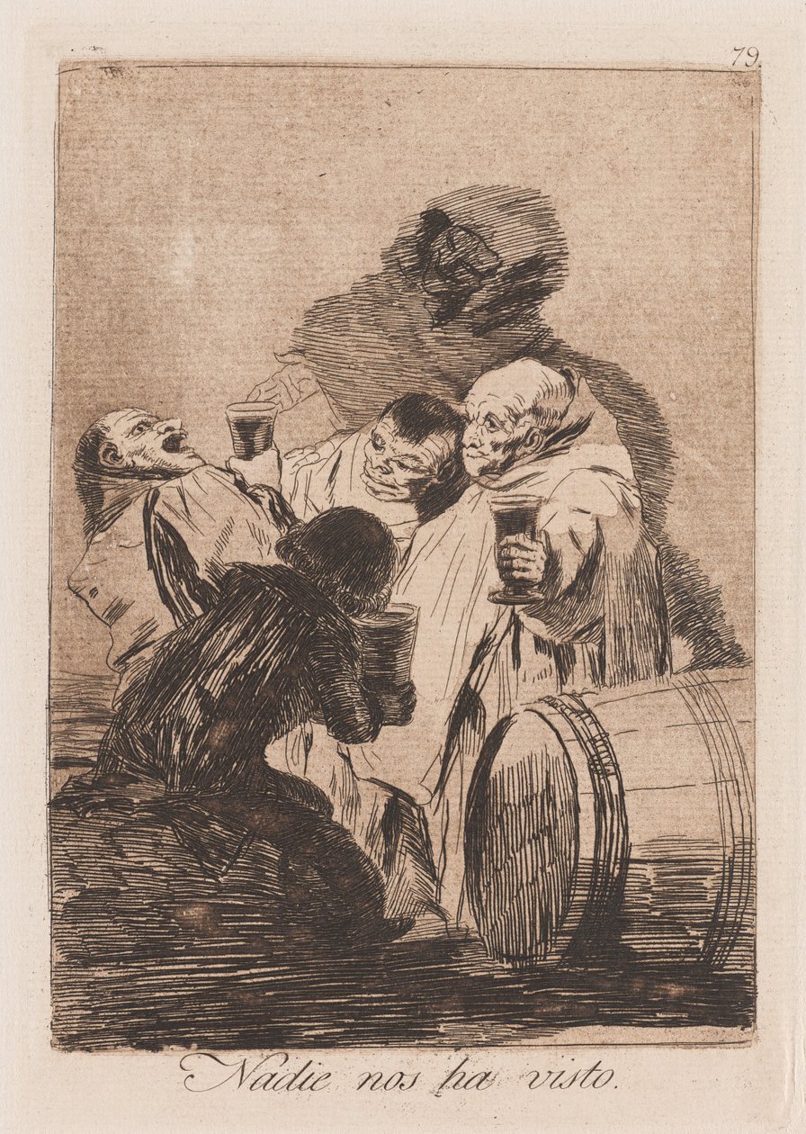Ninguém nos Viu, no final da 18ª edição - 19º aniversário
século (impressão) de Francisco de Goya