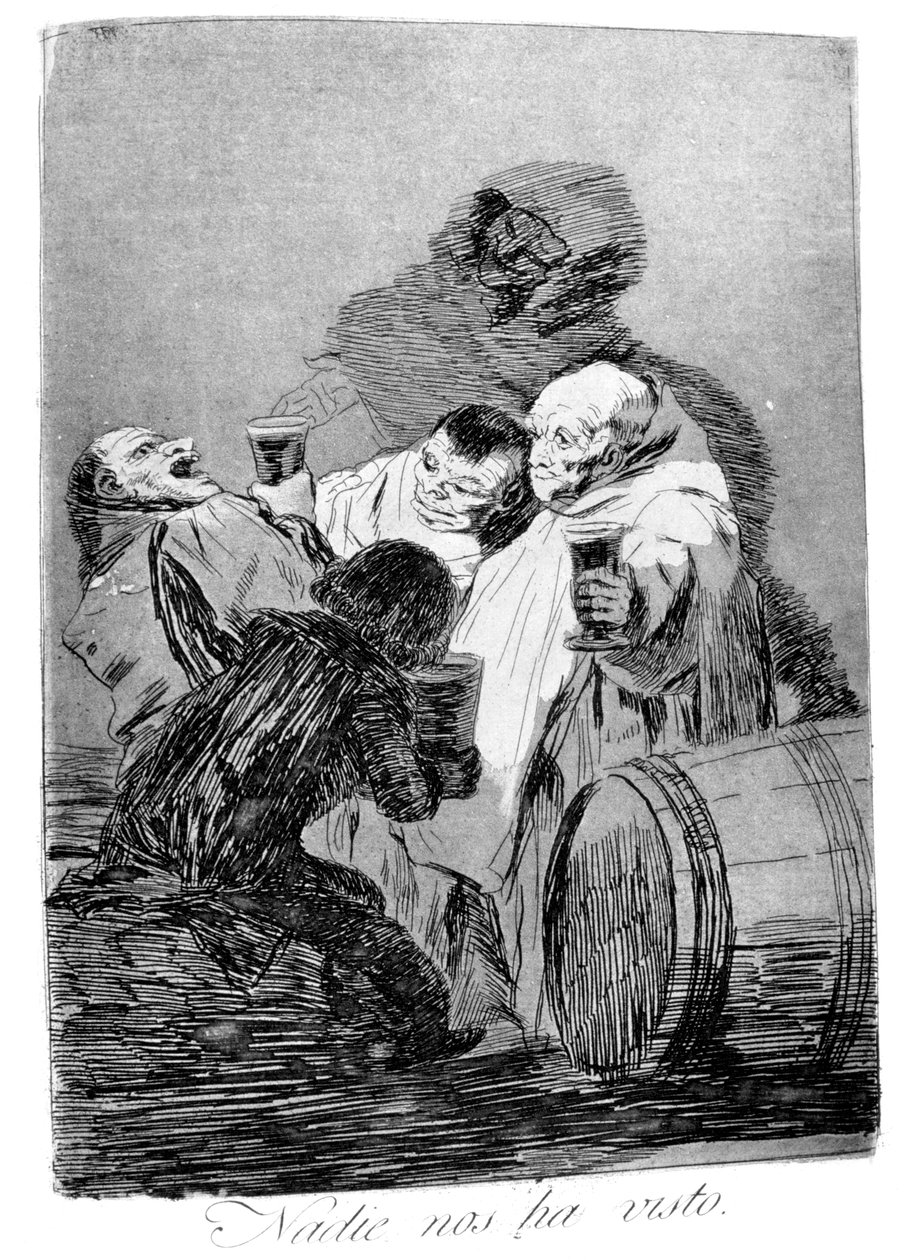 Ninguém nos viu, 1799 de Francisco de Goya
