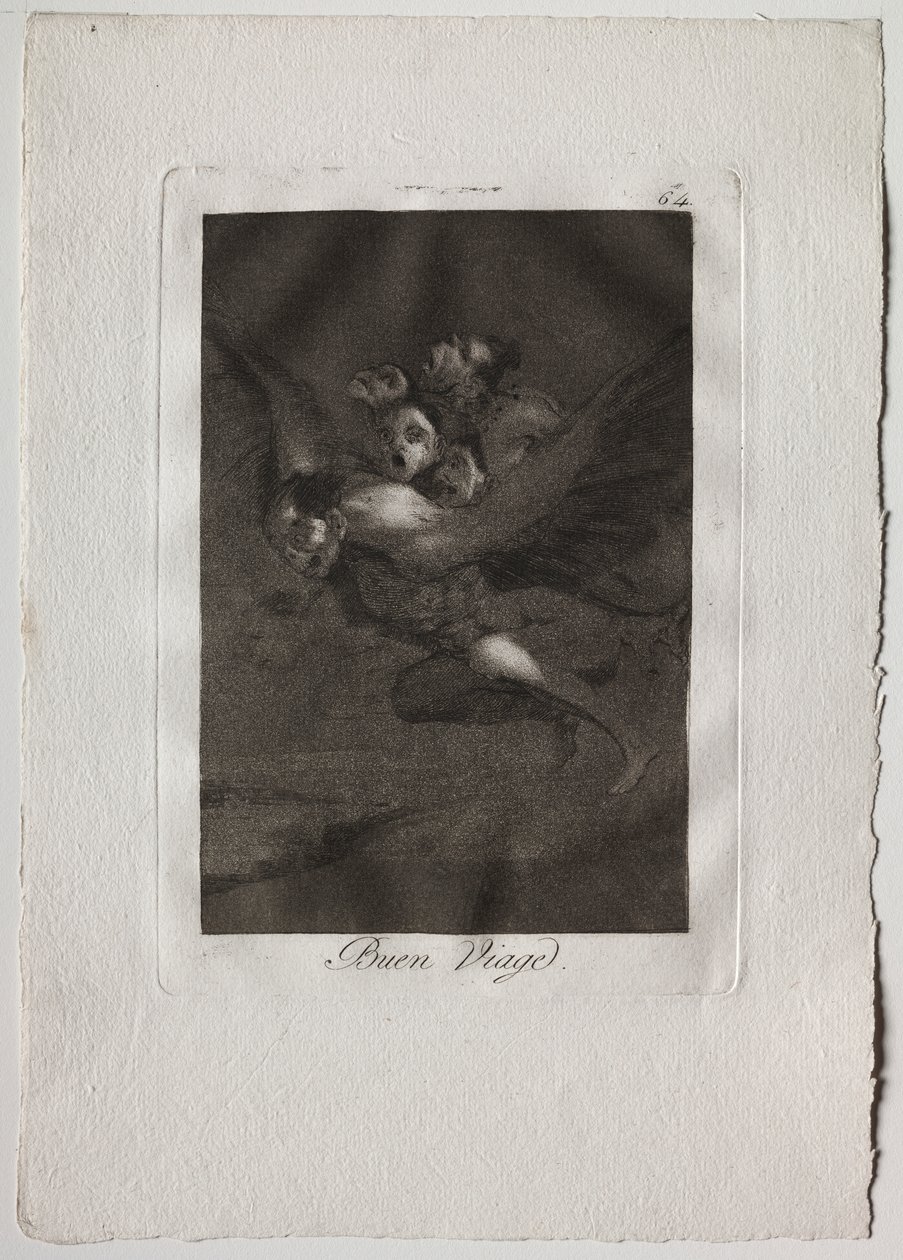 Oitenta Caprichos: Bon Voyage de Francisco de Goya