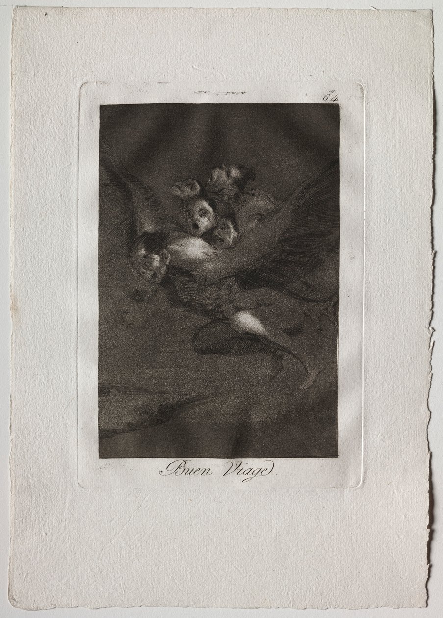 Oitenta caprichos: Bon Voyage, 1793-1798. de Francisco de Goya