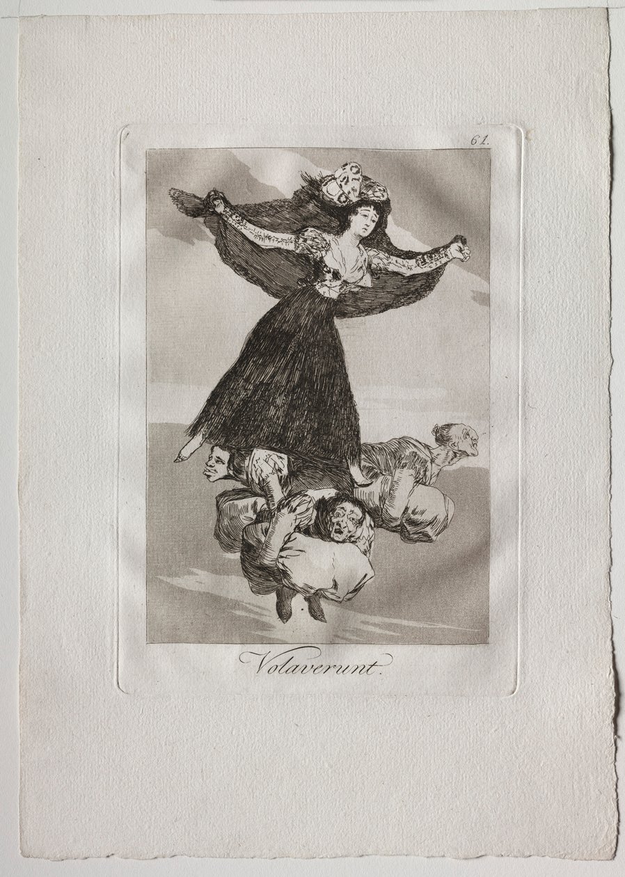 Oitenta Caprichos: Volaverunt, 1793-1798. de Francisco de Goya