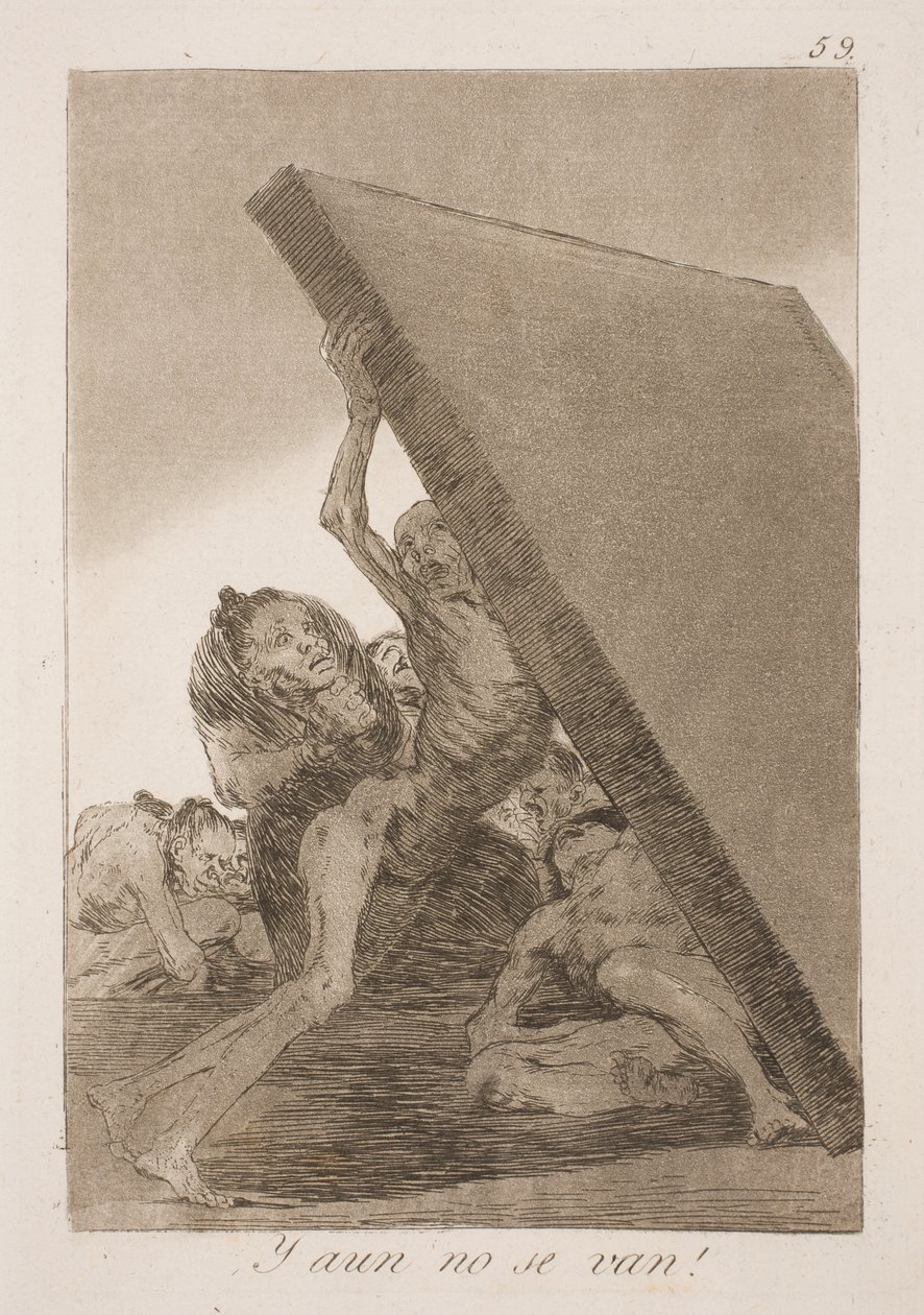 E eles ainda estão lá de Francisco de Goya