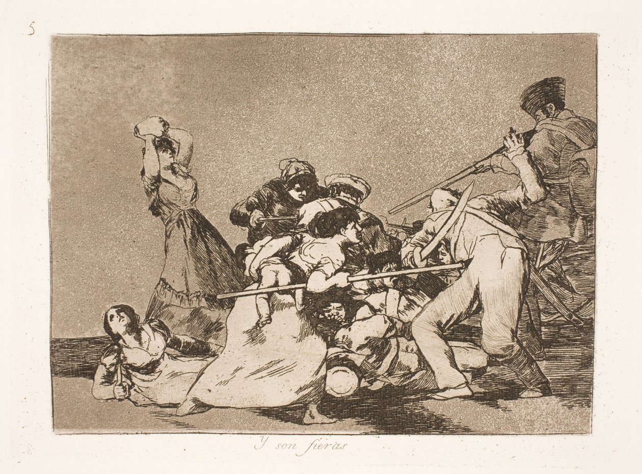 E são como fúrias (5) de Francisco de Goya