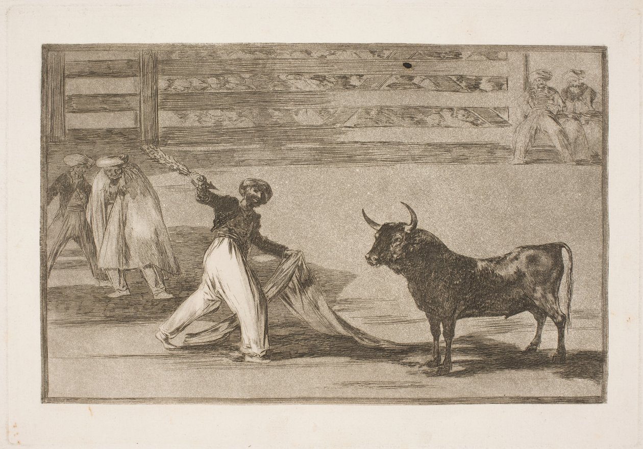 A origem dos arpões ou banderillas de Francisco de Goya