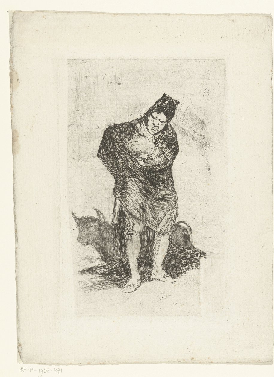 Velho toureiro
El embozado de Francisco de Goya