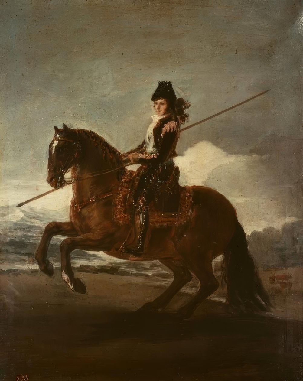 Picador a cavalo de Francisco de Goya