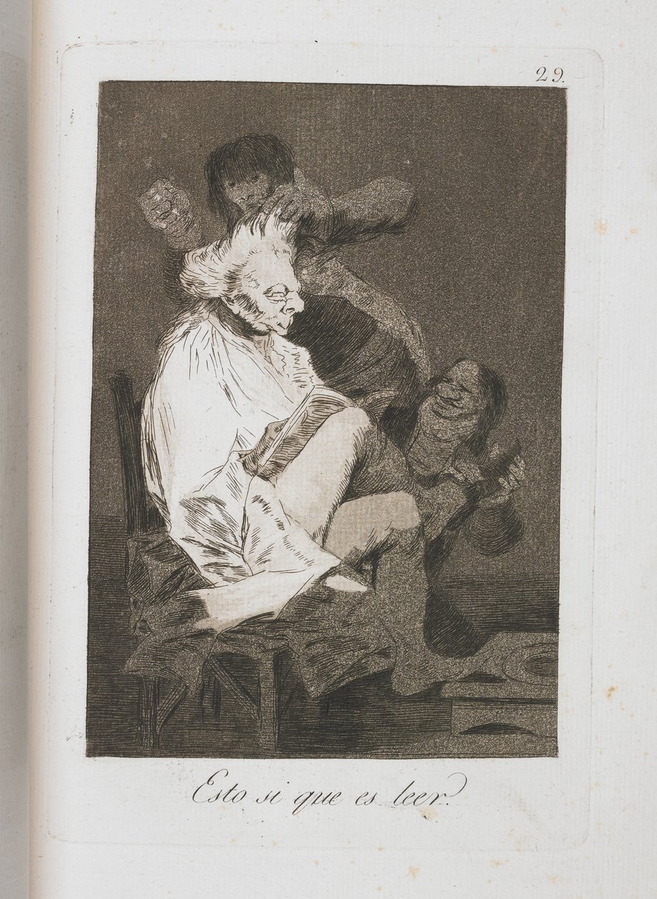 Prato de Los Caprichos, 1797-1798 de Francisco de Goya