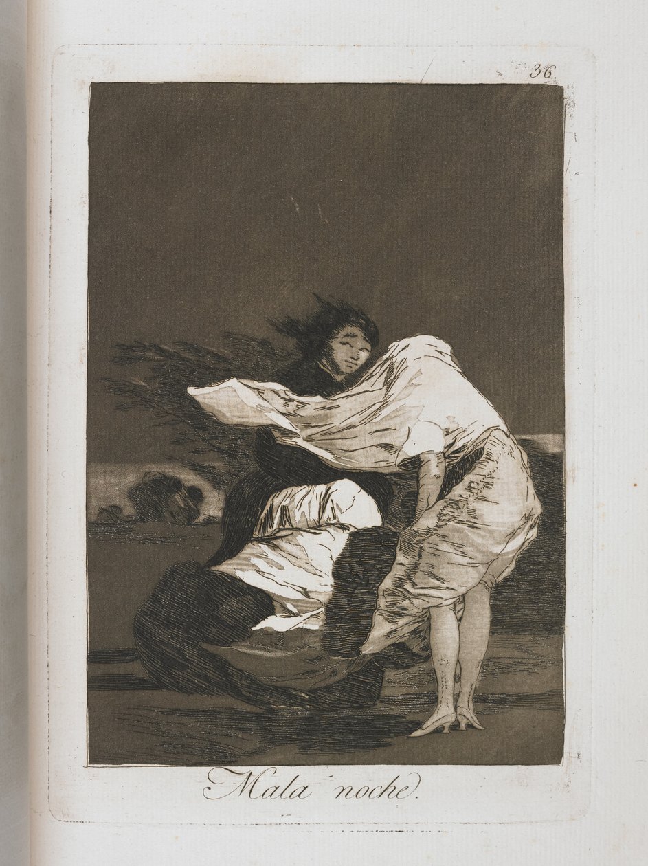 Prato de Los Caprichos, 1797-1798 de Francisco de Goya