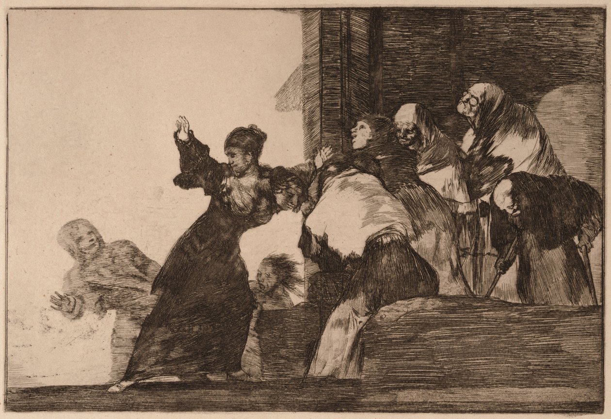 «Pobre Loucura» (Disparate pobre), da série «Los Disparates» de Francisco de Goya