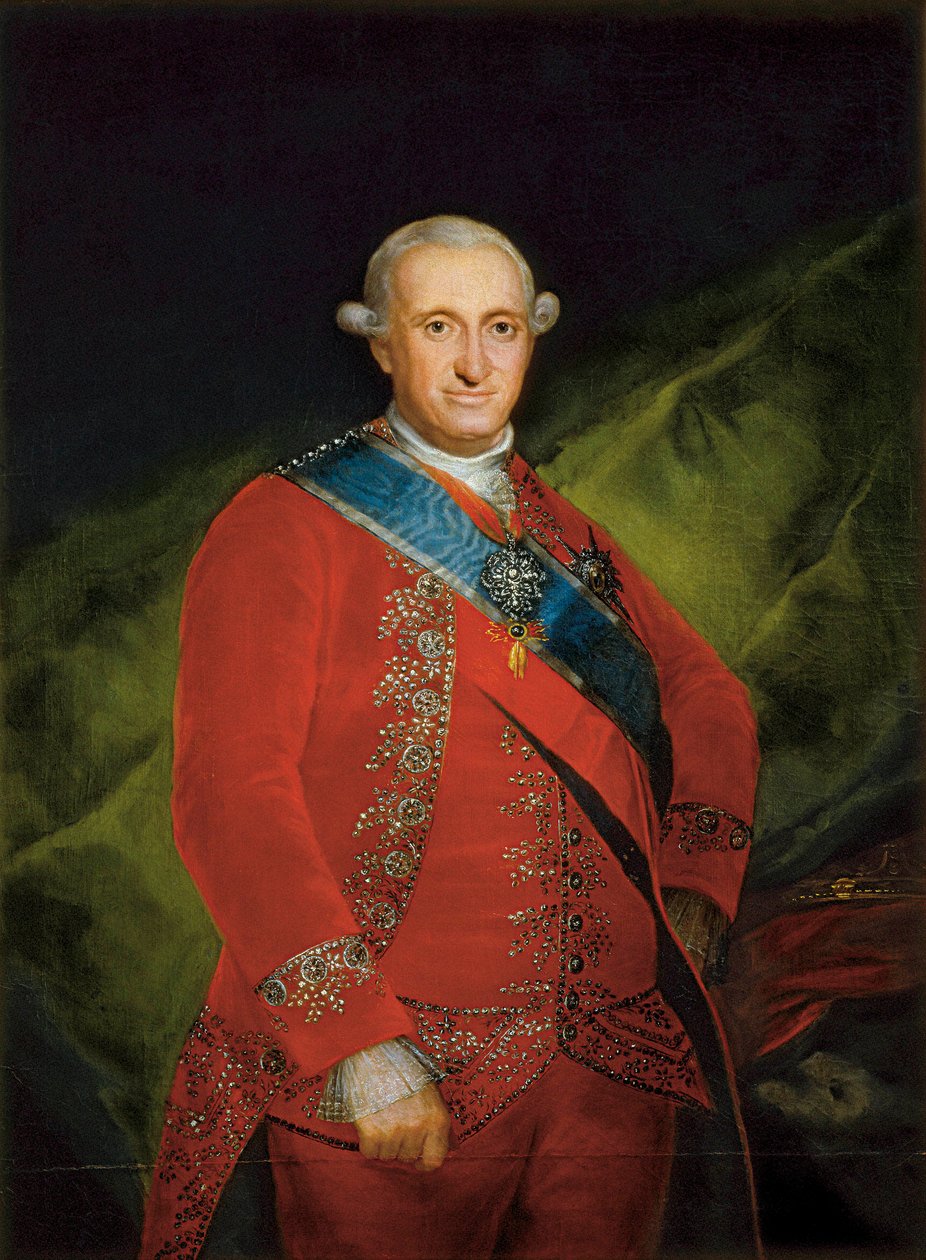 Retrato de Charles IV de Bourbon, c.1789 (óleo sobre tela) de Francisco de Goya