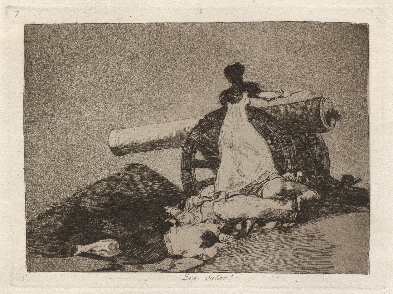 Que valor! (Que coragem!) de Francisco de Goya