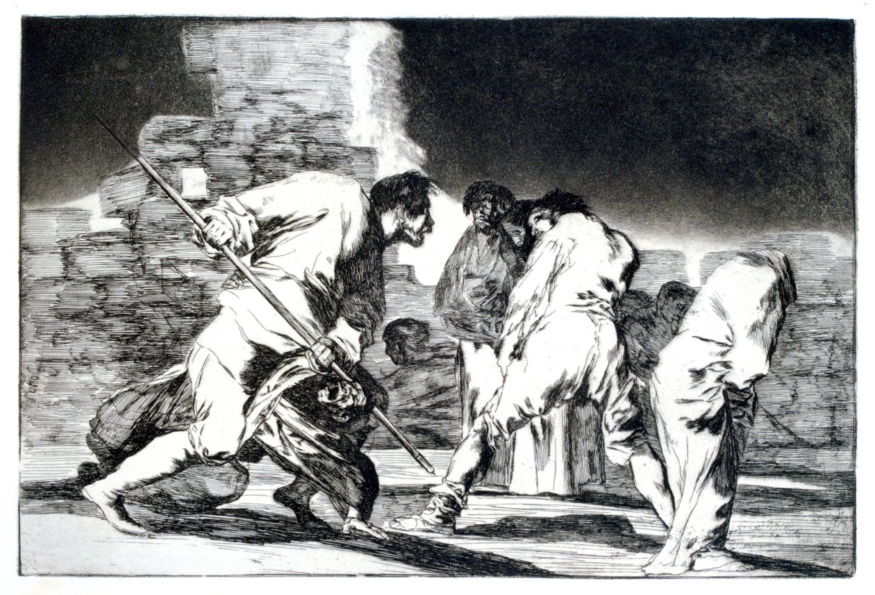Enigma da Fúria, 1819-1823 de Francisco de Goya