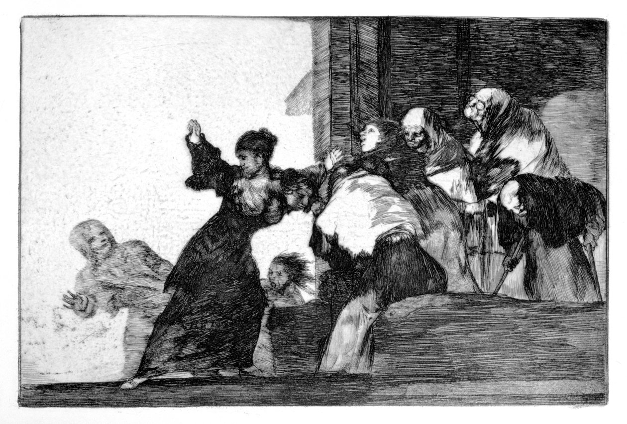 Enigma dos pobres, 1819-1823 de Francisco de Goya