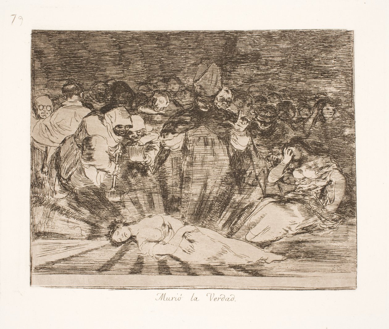 A verdade está morta (79) de Francisco de Goya