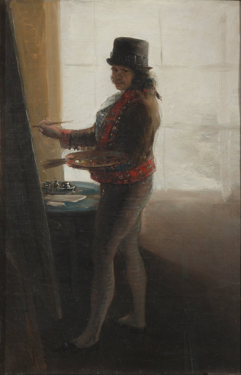 Auto-retrato no estúdio de Francisco de Goya