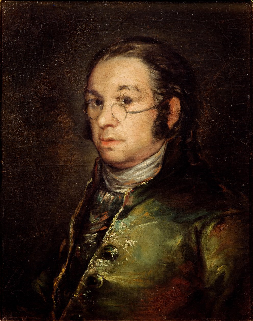 Auto-retrato com óculos de Francisco de Goya