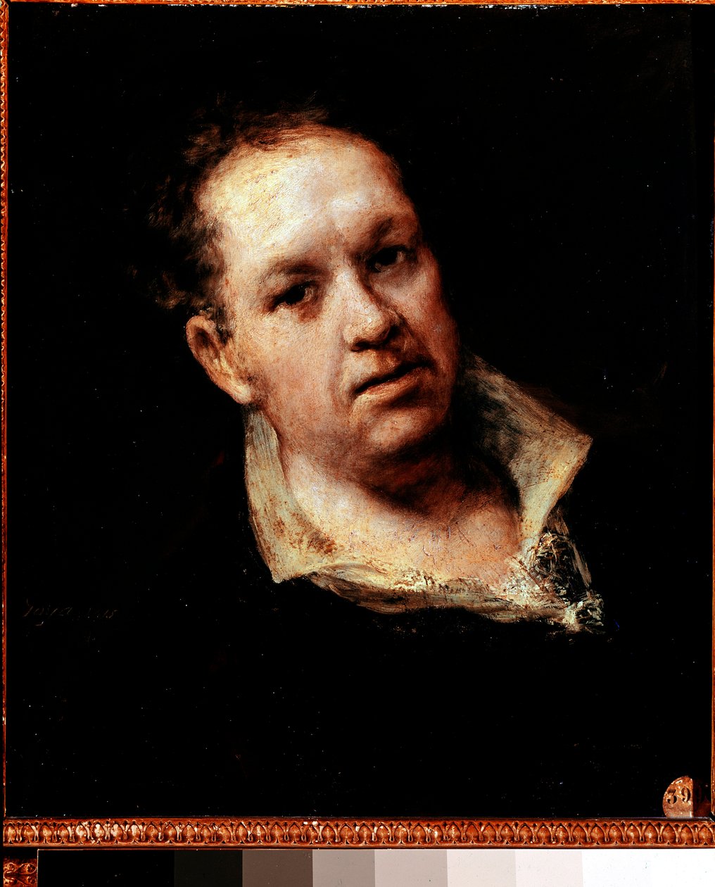 Auto-retrato. Pintura de Francisco de Goya (1746-1828) de Francisco de Goya