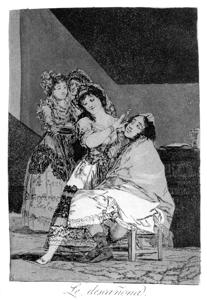 Ela o velo, 1799 de Francisco de Goya
