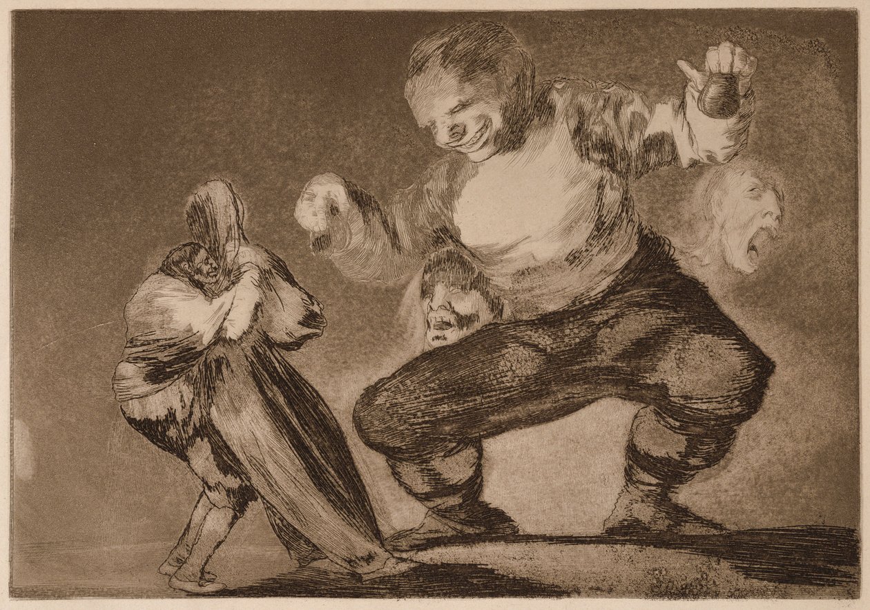 Simpleton (Bobalicón), da série Los Disparates de Francisco de Goya
