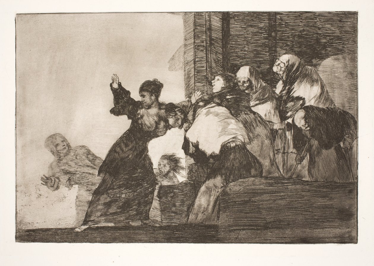 Measly Folly (Duas cabeças pensam melhor que uma) de Francisco de Goya