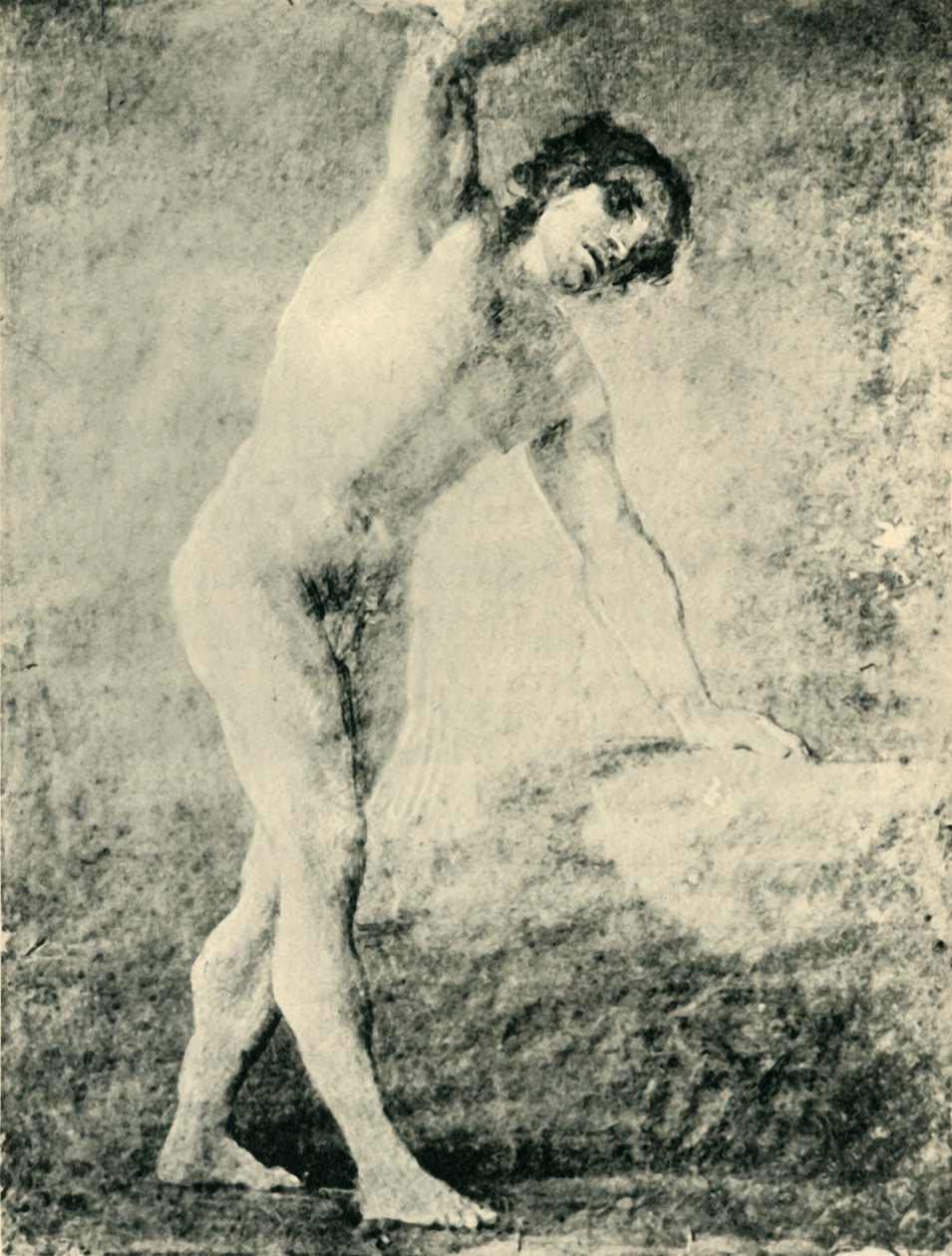 Nu masculino em pé, 1789, 1943. de Francisco de Goya