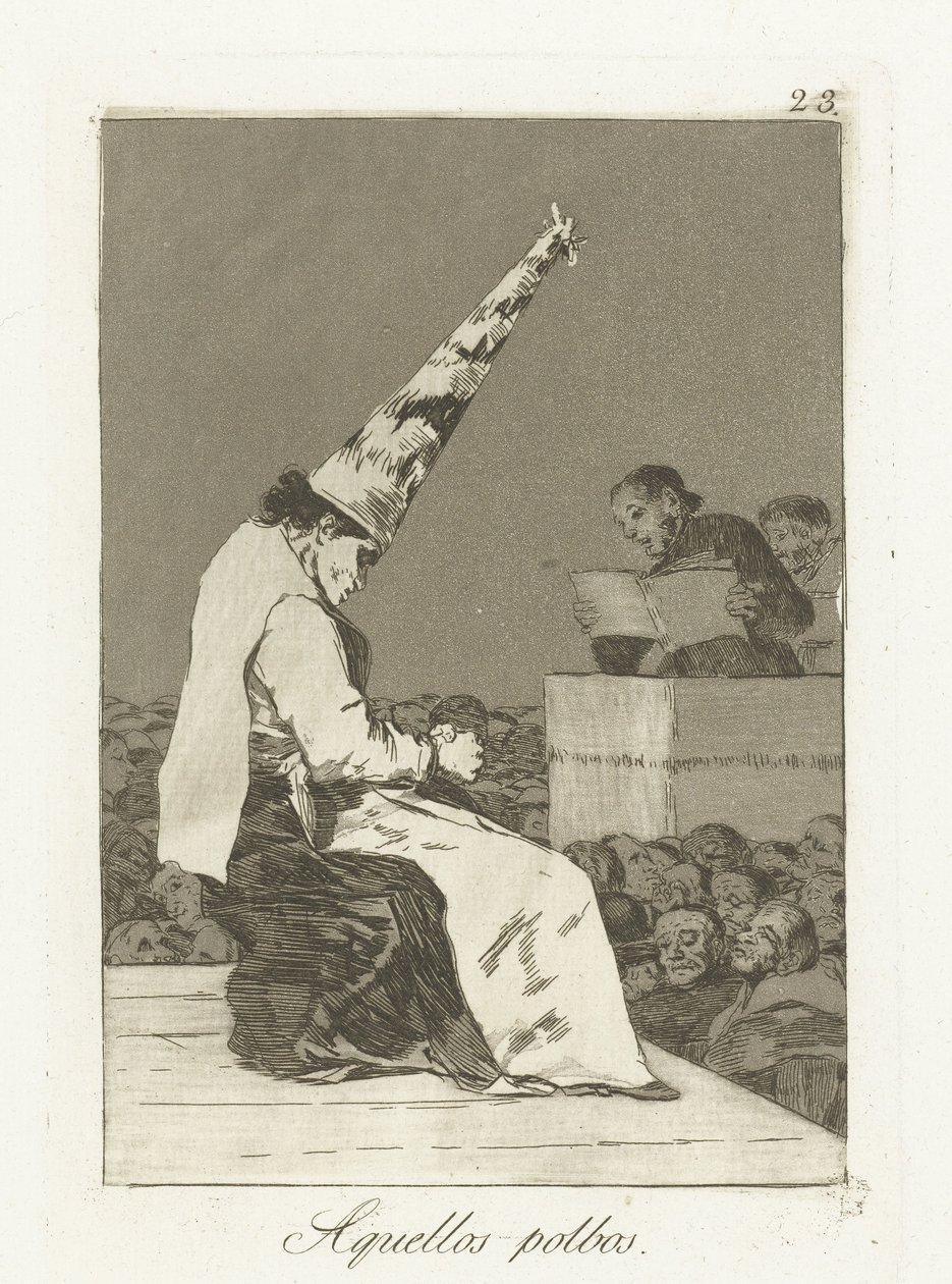 Partículas de pó de Francisco de Goya