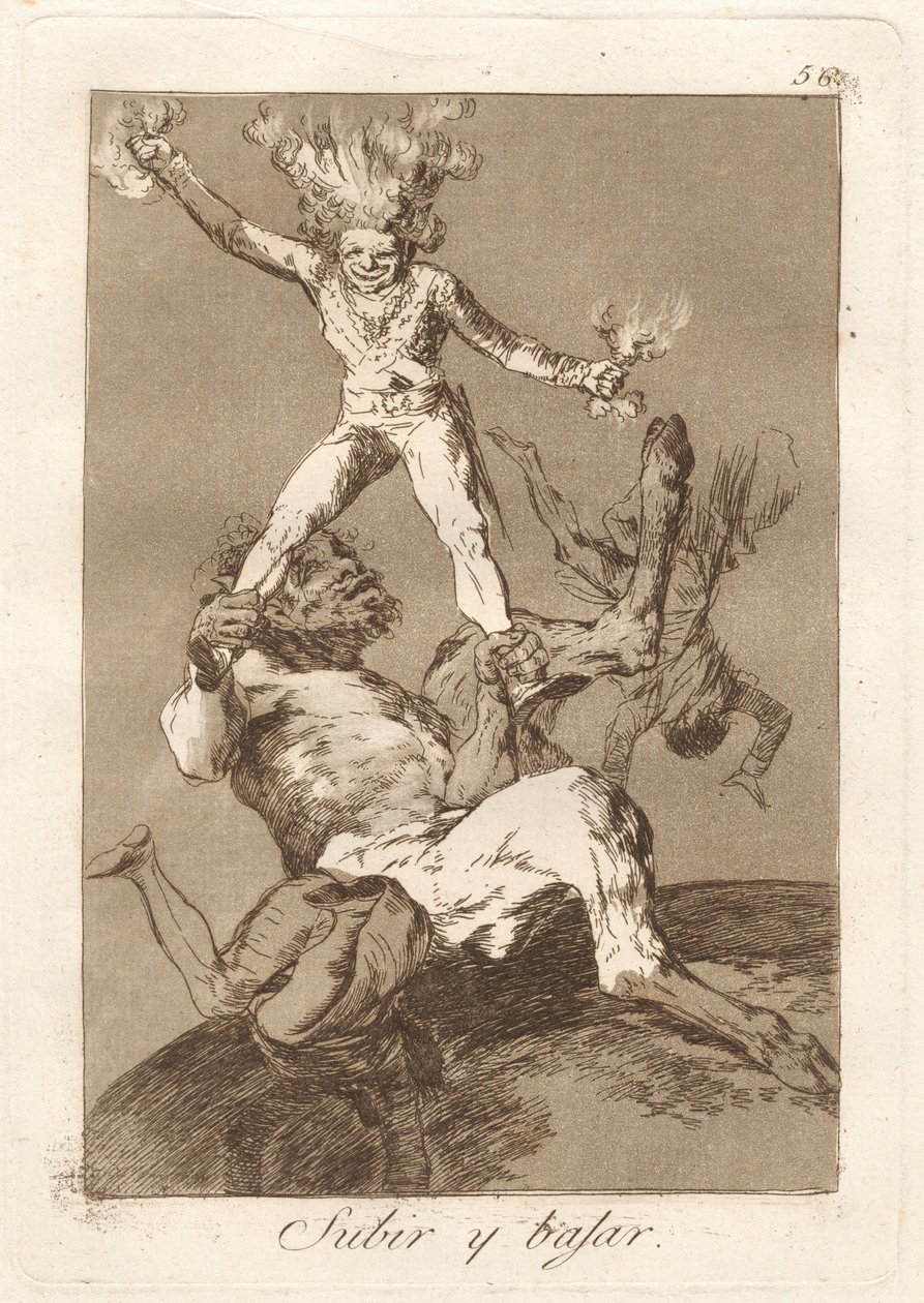 Subir y bajar (To Rise and To Fall) de Francisco de Goya