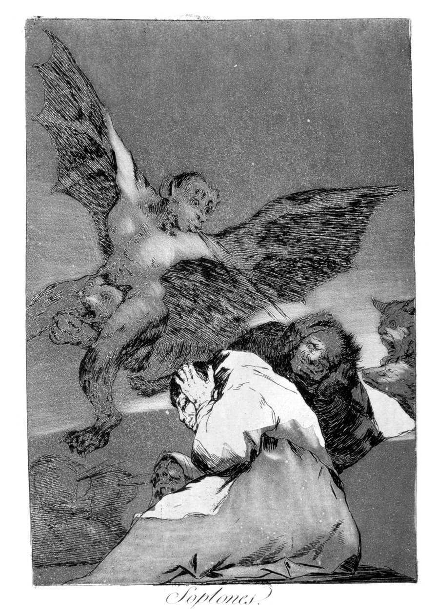 Engula, cão, 1799 de Francisco de Goya