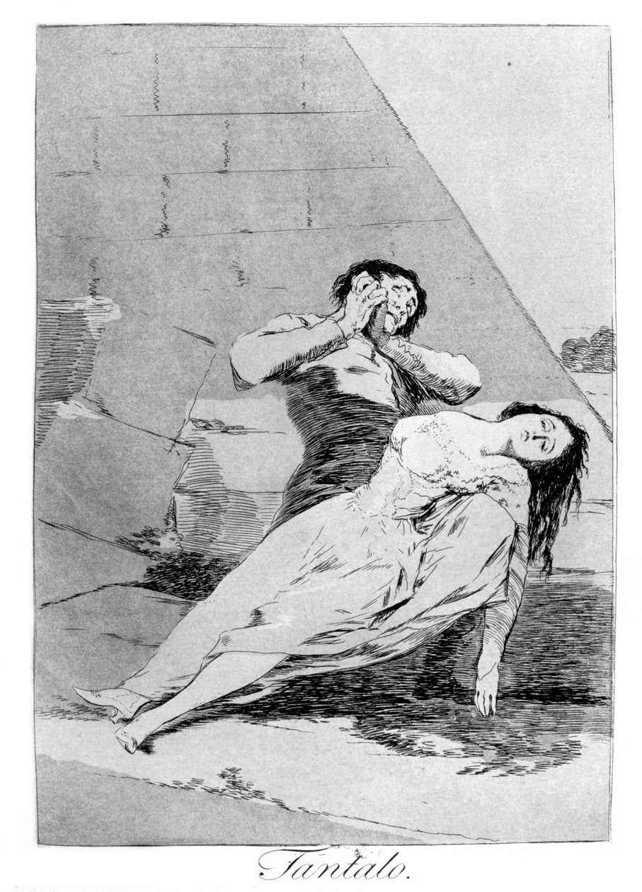 Tantalas, 1799 de Francisco de Goya