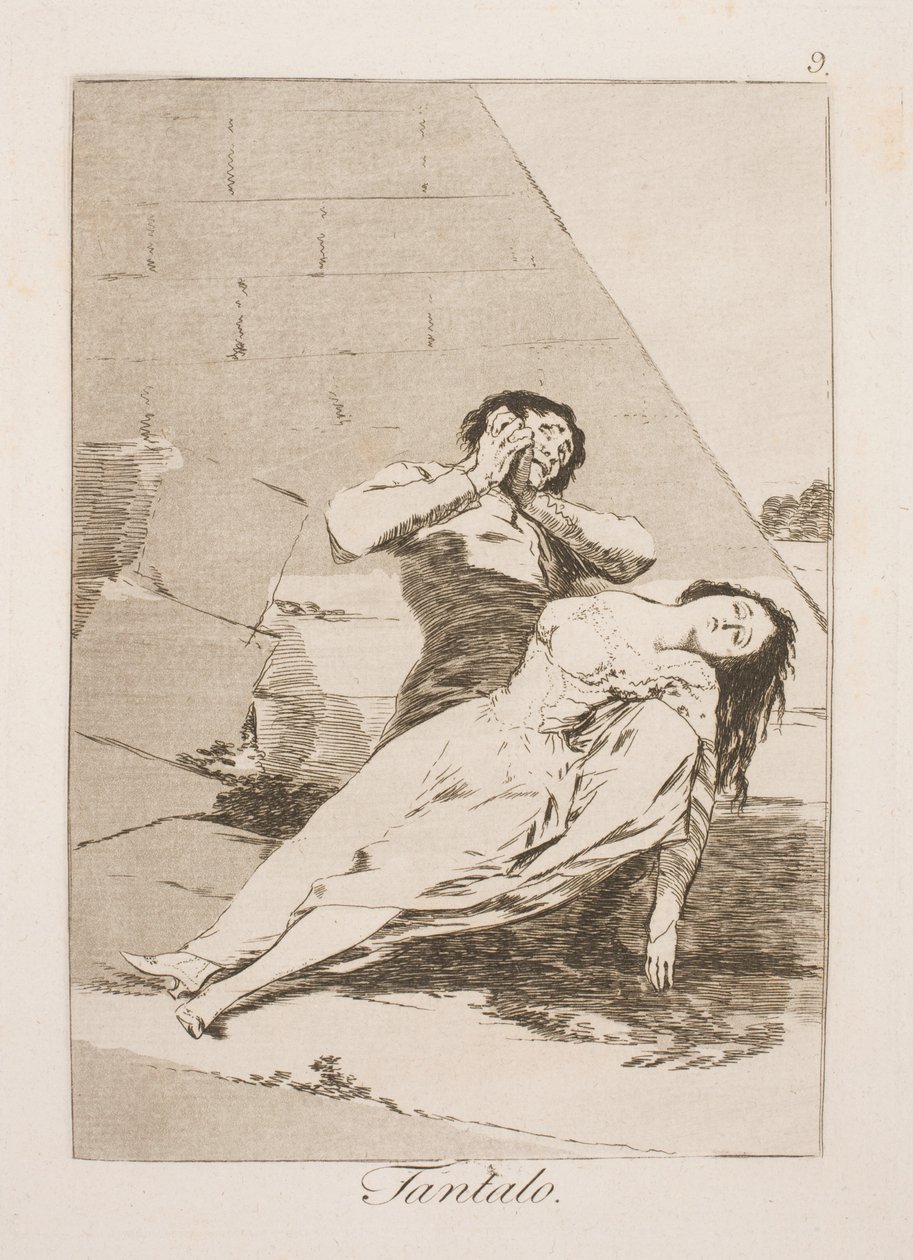 Tântalo de Francisco de Goya