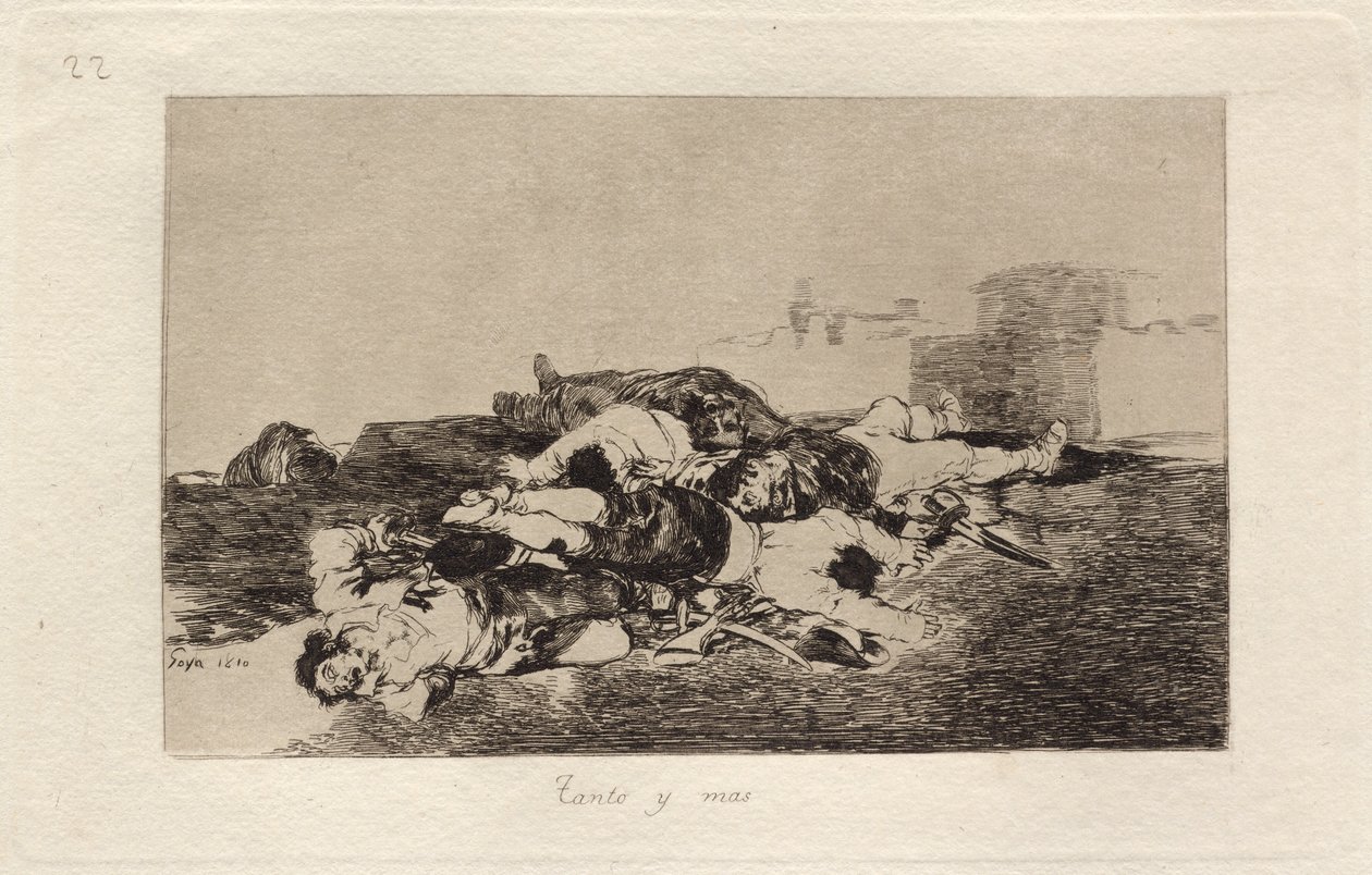 Tanto e mais (ainda pior) de Francisco de Goya