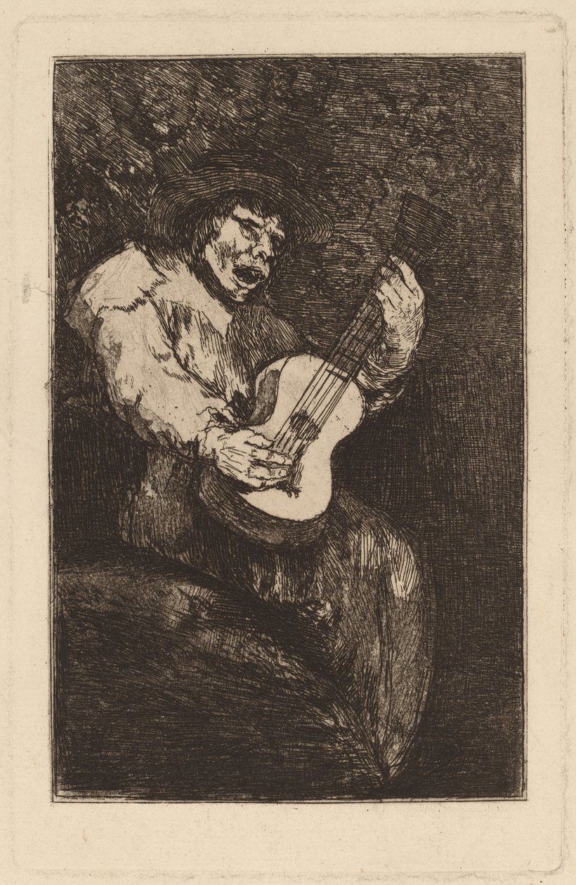 O cantor cego de Francisco de Goya