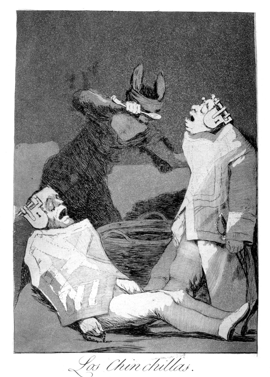 As Chinchilas, 1799 de Francisco de Goya