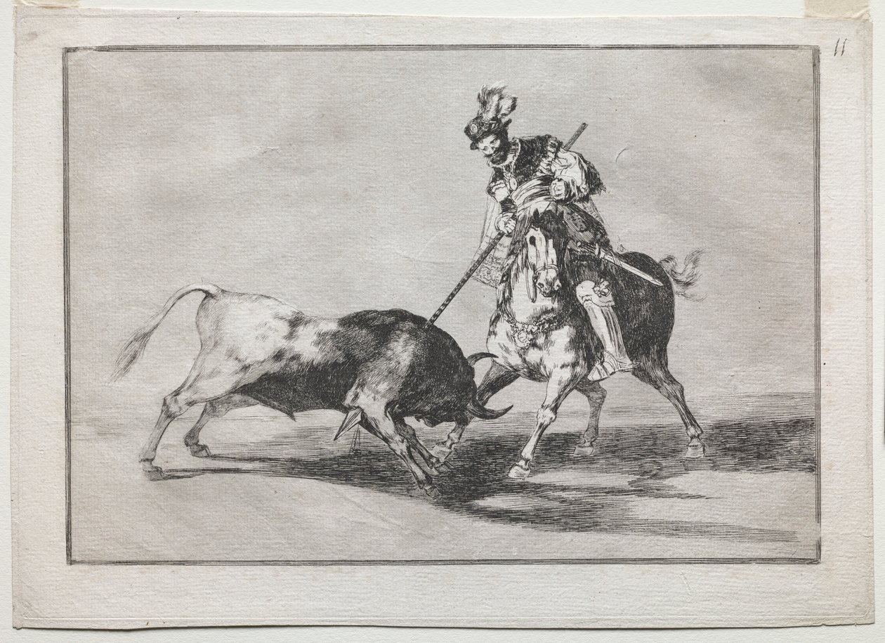 O Cid Campeador lançando outro touro de Francisco de Goya