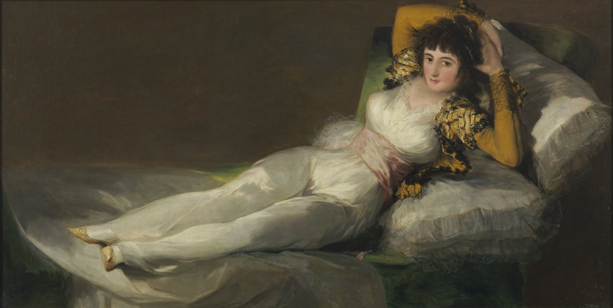 A Maja Vestida, c. 1800 de Francisco de Goya