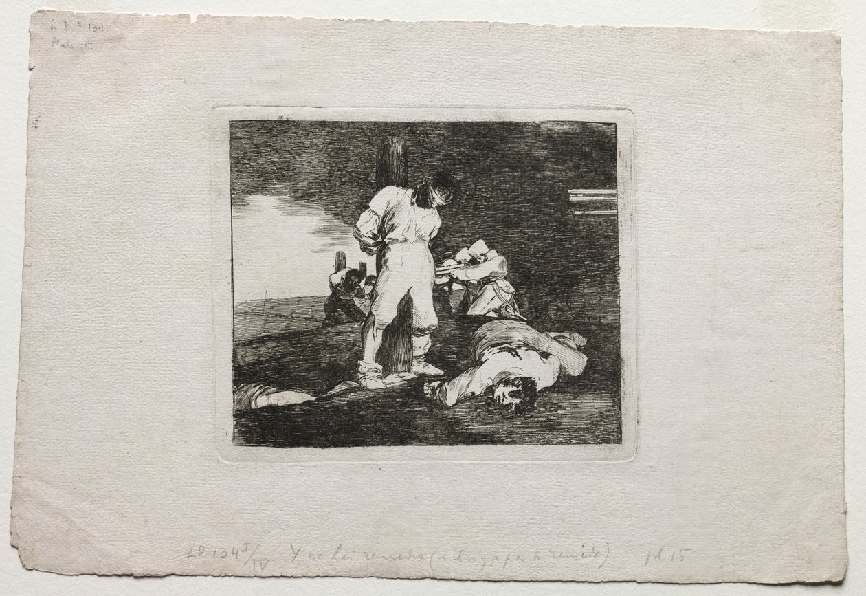 Os desastres da guerra: e não há ajuda para isso, 1810-1820. de Francisco de Goya