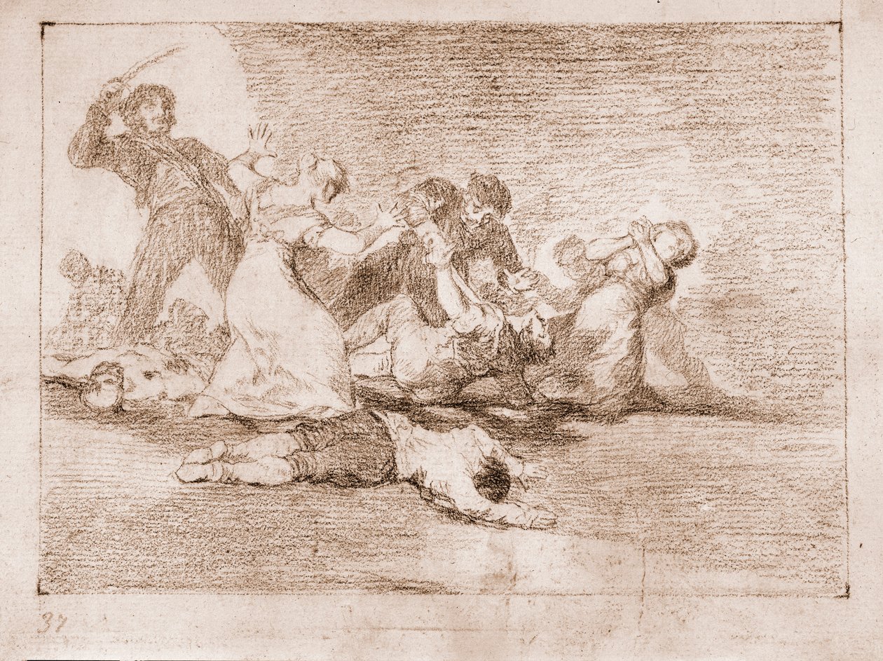 Os Desastres da Guerra : Lucro infame (Sorteio de Francisco de Goya