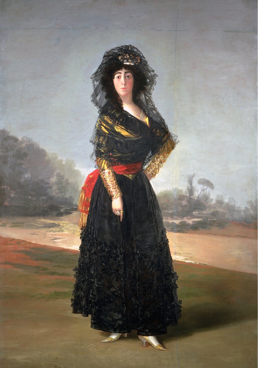A Duquesa de Alba de Francisco de Goya
