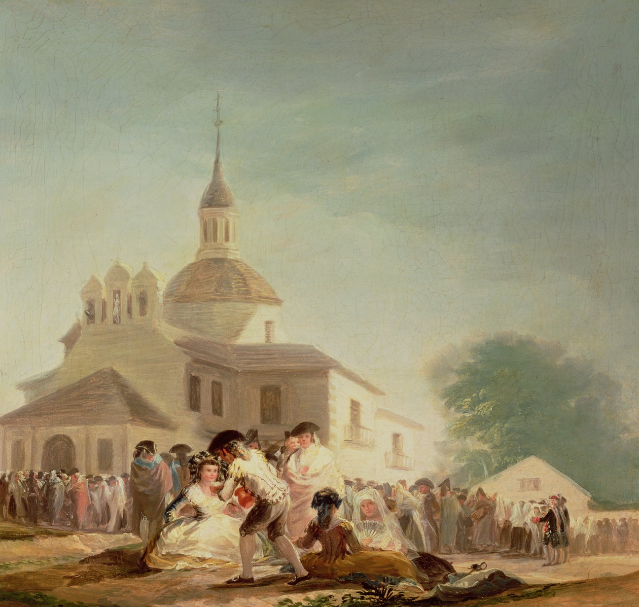 O Hermitage de San Isidro, Madri, 1788 de Francisco de Goya