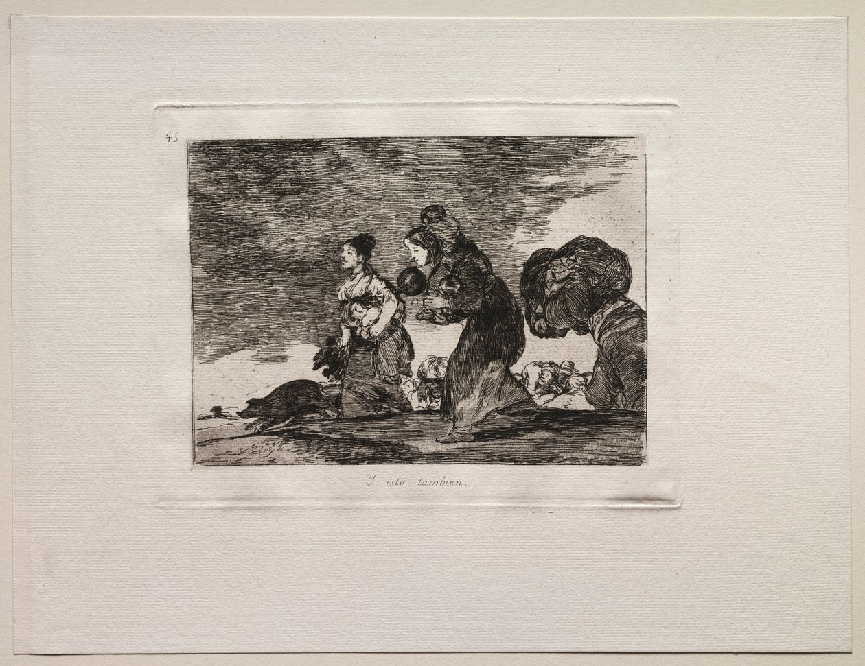 Os horrores da guerra: e isso também. de Francisco de Goya
