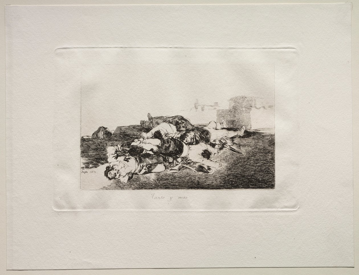 Os horrores da guerra: Pior ainda, 1810. de Francisco de Goya