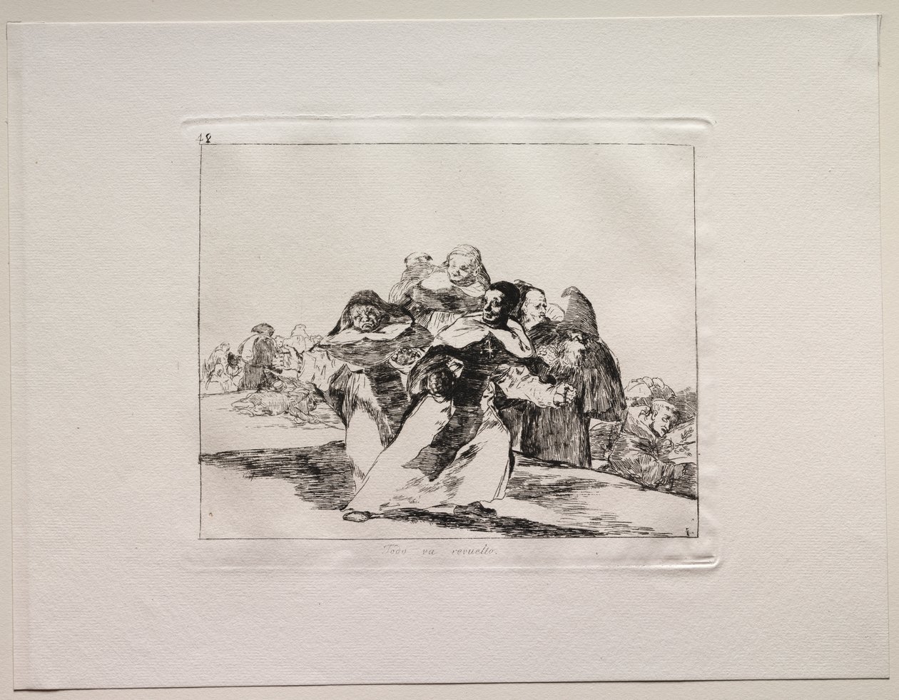 Os Horrores da Guerra: Tudo está às avessas de Francisco de Goya