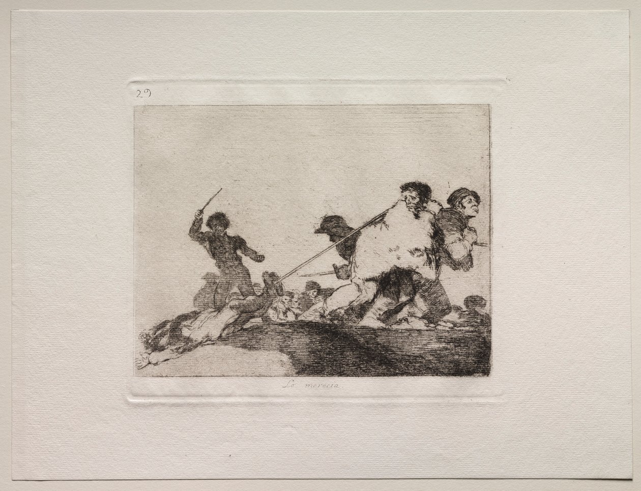 Os Horrores da Guerra: Ele Merecia. de Francisco de Goya