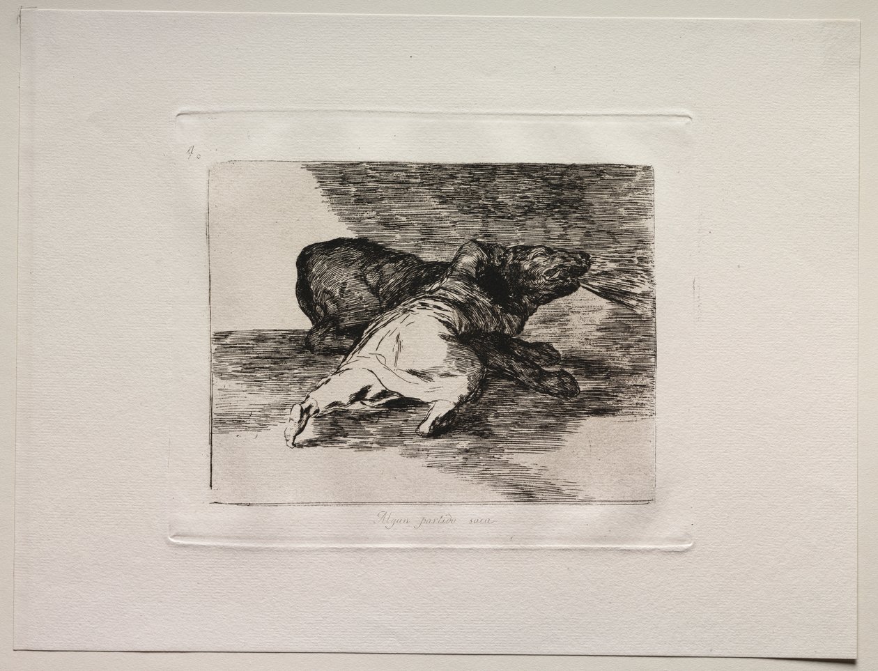 Os horrores da guerra: ele ganha algo com isso. de Francisco de Goya