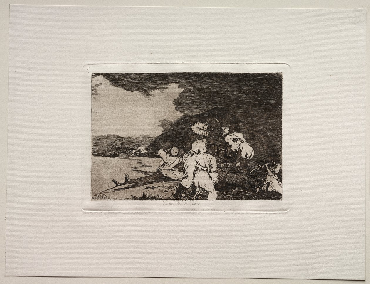 Os horrores da guerra: serve bem de Francisco de Goya