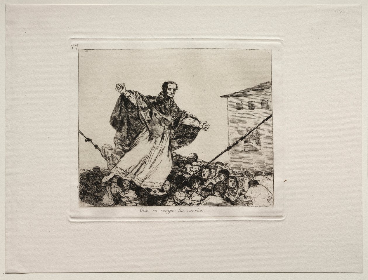Os horrores da guerra: que o cabo se quebre. de Francisco de Goya