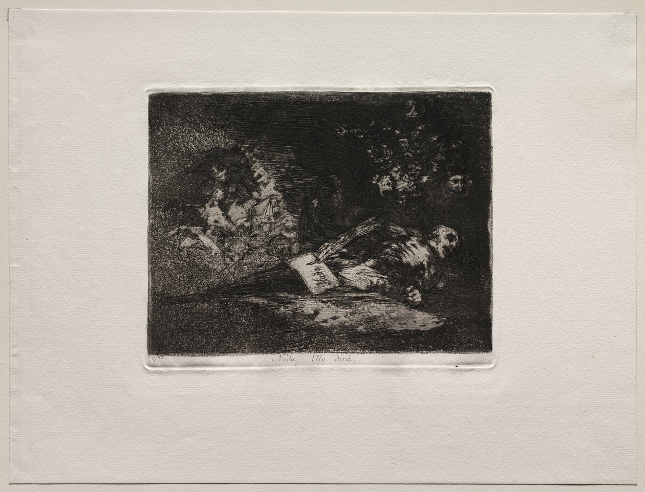 Os Horrores da Guerra: Nada. O evento dirá de Francisco de Goya