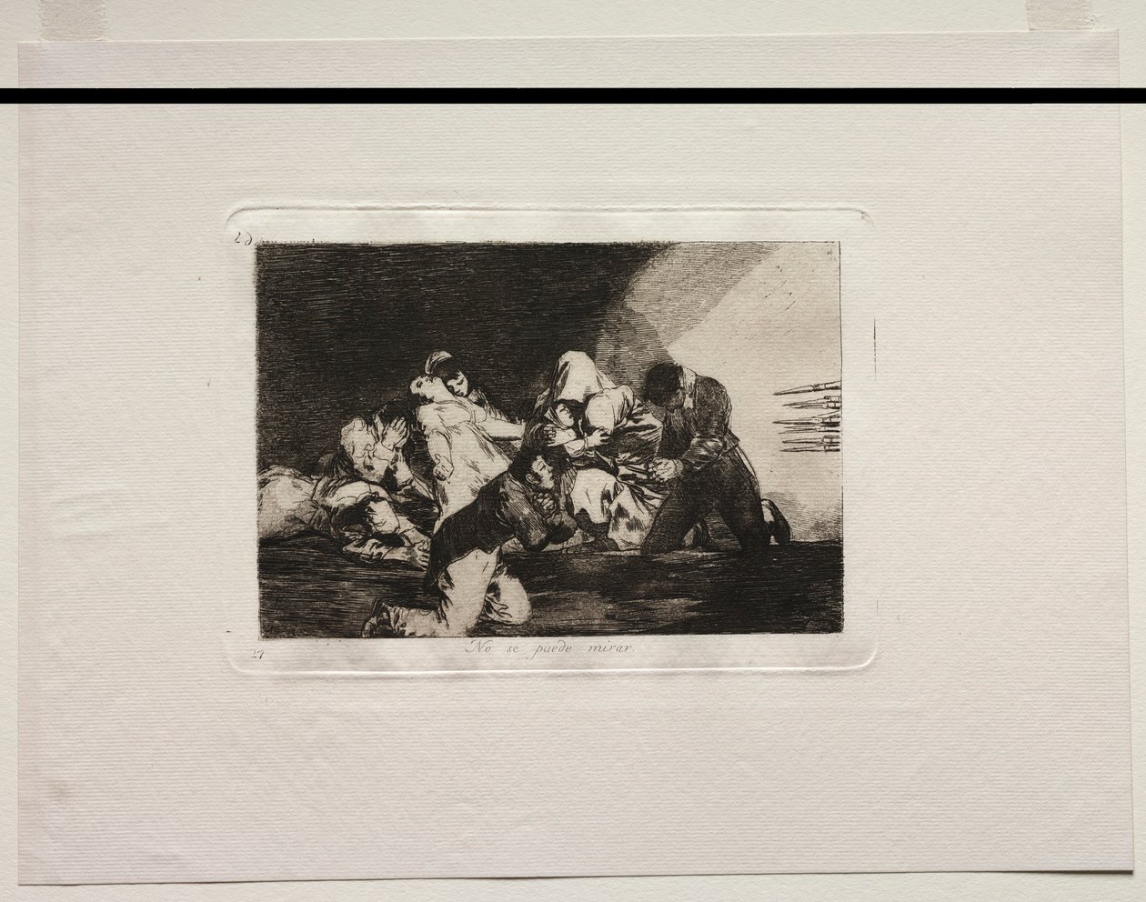 Os horrores da guerra: não se pode olhar. de Francisco de Goya